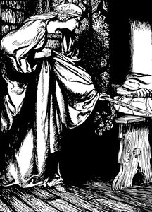 Morgan le Fay volant l