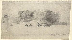 Terrain de Polo - Arthur B. Davies