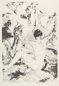 Trois acrobates - Arthur B. Davies