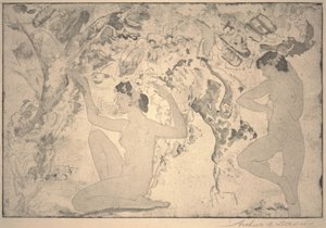 Beauté angulaire, gravure par Ernest Haskell