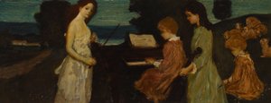 Musique dans les champs - Arthur Bowen Davies
