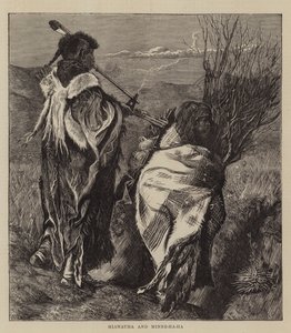 Hiawatha et Minne-ha-ha - Arthur Boyd Houghton