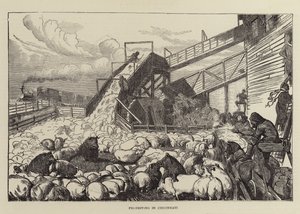 Conduite de porcs à Cincinnati - Arthur Boyd Houghton