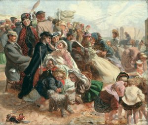 Sables de Ramsgate, vers 1860 - Arthur Boyd Houghton