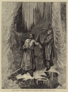 Le Grand-Duc Alexis de Russie sous les chutes du Niagara - Arthur Boyd Houghton