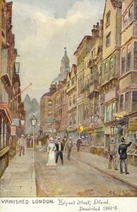 Londres Disparu - Hollywell Street, Strand, Démoli 1902-3 - Arthur Charles Payne