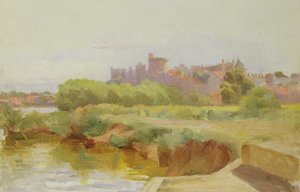 Vue du château de Windsor - Arthur Claude Cooke