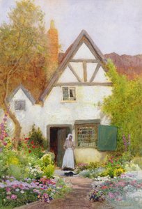 Nourrir le chat - Arthur Claude Strachan