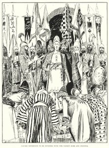 A fait investir Noureddin de la robe et des insignes de vizir - Arthur David McCormick