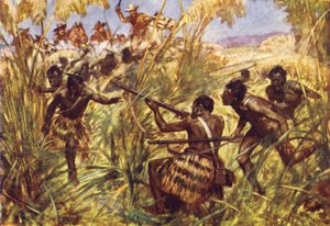 La charge du major Witchell à Nukumaru - Arthur David McCormick