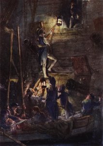 Nelson montant à bord du Theseus pour se faire amputer le bras - Arthur David McCormick