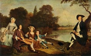 La famille Swaine, 1749, 1934 - Arthur Devis