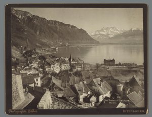 Vue sur Montreux au lac Léman, au loin les Dents du Midi - Arthur Gabler
