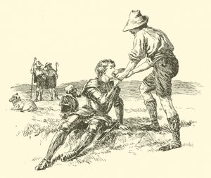 Sir Calidore, chevalier de courtoisie, la quête de la bête criarde - Arthur George Walker