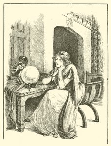 La Légende de Britomart, Britomart et le Miroir Magique - Arthur George Walker