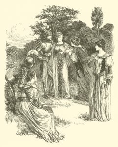 La légende de Britomart, la ceinture dorée décernée - Arthur George Walker