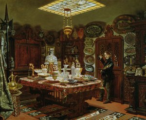 Intérieur de la salle de collection de Monsieur Sauvageot, 1856 - Arthur Henri Roberts