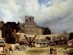 Les Tuileries et le Pont Royal - Arthur Henri Roberts