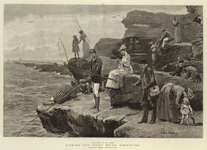Pêche au large de Filey Brigg, Yorkshire