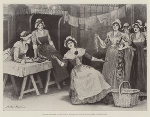 Madame Sans-Gêne, au Lyceum, Madame Sans-Gêne (Miss Ellen Terry) dans sa blanchisserie