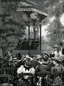 Musique en plein air à Londres : écouter la fanfare militaire à Hyde Park - Arthur Hopkins