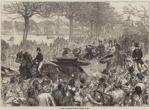 Visite de la reine Victoria au parc Victoria - Arthur Hopkins