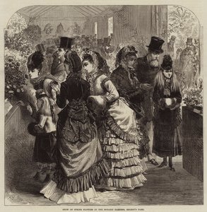 Exposition de fleurs de printemps dans les jardins botaniques, Regent