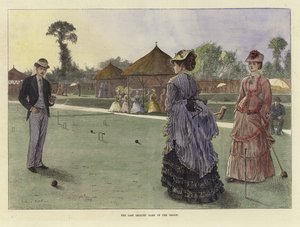 La dernière partie de croquet de la saison
