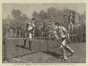 Le championnat de tennis sur gazon à Wimbledon, le cinquième tour du match des All Comers - Arthur Hopkins