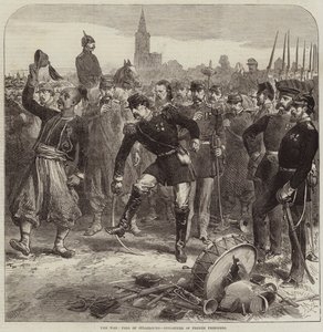 La Guerre, Chute de Strasbourg, Départ des prisonniers français - Arthur Hopkins