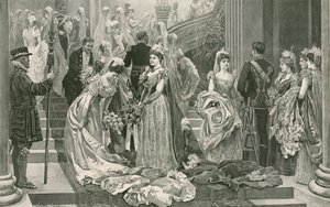 Le premier salon de la saison, au pied du grand escalier du palais de Buckingham - Arthur Hopkins