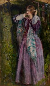 Amy, étude pour "Le Long Engagement" - Arthur Hughes