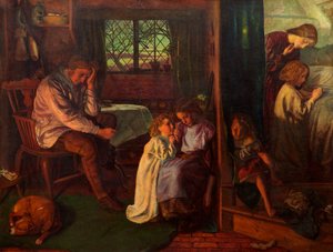 Heure du coucher, 1862 - Arthur Hughes