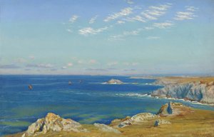 Newquay Headland, Cornouailles - Arthur Hughes