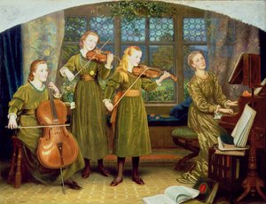 Le Quatuor à la maison : Mme Vernon Lushington et ses enfants, 1883