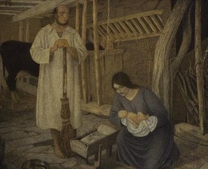 La Nativité - Arthur Joseph Gaskin