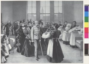 Empereur François-Joseph avec entourage - Arthur Lajos Halmi