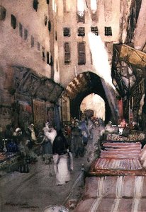 Un Bazar Turc - Arthur Melville