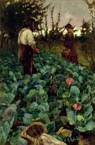 Jardin de choux - Arthur Melville