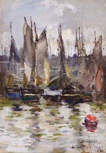 Port de Honfleur - Arthur Melville