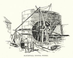 Travaux du tunnel de Blackwall