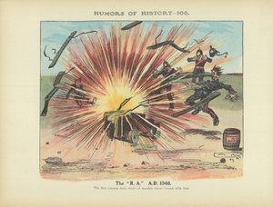 Le "R. A." A.D. 1346 (lithographie couleur) - Arthur Moreland