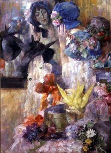 Le Chapeau Bleu - Arthur Navez