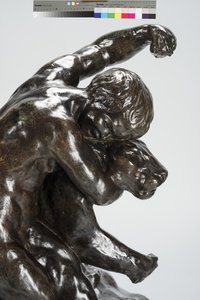 Puma et enfant (bronze) - Arthur Putnam
