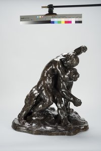 Puma et enfant