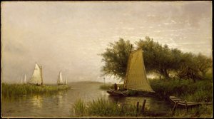 Sur la baie de Synepuxent, Maryland, 1876 - Arthur Quartley