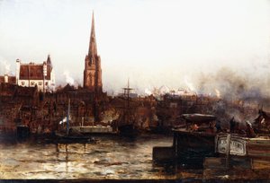 Trinity depuis la rivière, 1880 - Arthur Quartley