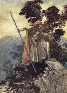 Brunhilde. Illustration pour L