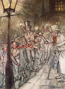 Un chant de Noël, Arthur Rackham - Arthur Rackham