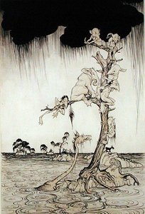 Inondation - Arthur Rackham
